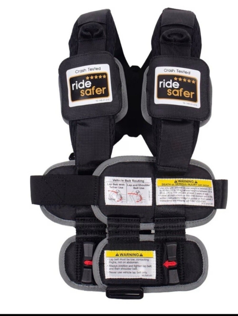 RideSafer Delight Travel Vest Gen 5 - Size Small (S) MSRP $169